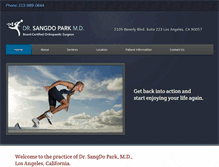 Tablet Screenshot of drparkmd.com